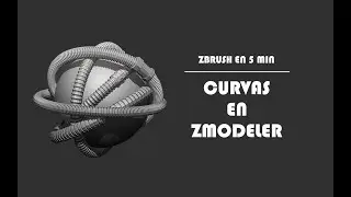 Zbrush en 5 min #63 Curvas en Zmodeler