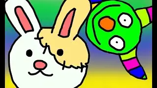 The bunny and the clown thing