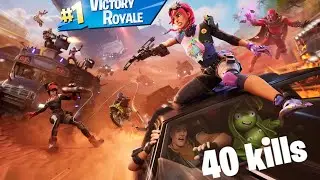 Fortnite battle royale 40 kills solo