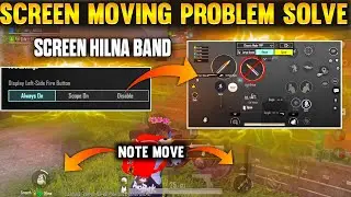 Pubg screen moving problem | pubg me screen hilna band kaise kare | how to fix multi touch pubg