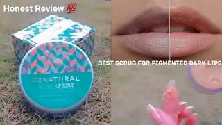 CoNatural Lip Scrub Review | Best Scrub For Dark Lips|