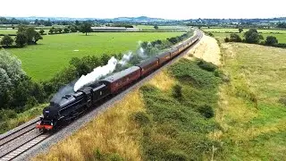 West Somerset Steam Express - 44871 - Lovington Road - 20/07/24