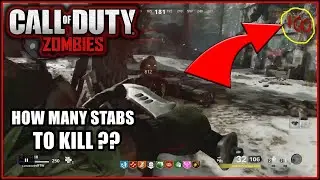 HOW MANY STABS DOES IT TAKE TO KILL A ROUND 100 ZOMBIE? - Cold War Zombies