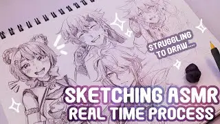 Sketching ASMR! | Genshin Sketches