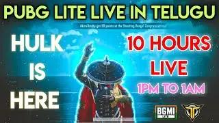 Pubg Lite Live Telugu #pubglitelivetelugu