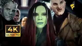 Ravagers Board The Bowie 4K I Guardians Of The Galaxy Vol  3 Clip