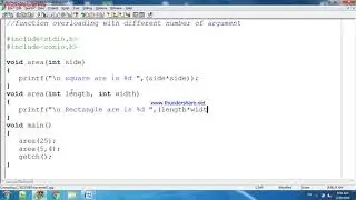 Function or Method Overloading With Different Number of Argument  in C Programming