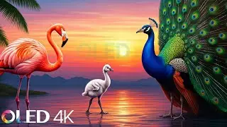 flamingo bird v12K 8K 4K HDR VIDEO ULTRA HD 60FPS , 240FPS , 120FPS , For Your 4K / 8K TV / 12K TV
