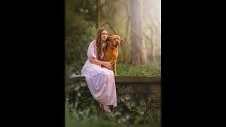 Fairytale pet photography in Cheshire