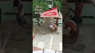 Lift se Concrete ko chhat pe kaise pahuchaye/ Use of Lift in Slab Casting/ High Rise Building
