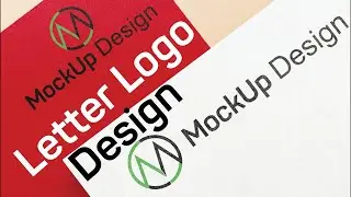 letter M  logo design in  illustrator | About Design