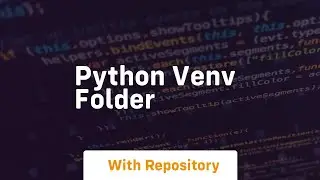 python venv folder