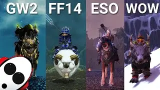 MMORPG Comparison 2020 | Mounts | ESO vs FFXIV vs GW2 vs WOW