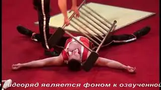 Жонглёра чуть не зашибло булавой!