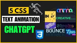 5 Crazy CSS Text Animations with ChatGPT 🔥 | Transform Your Website UI