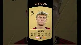 Rasmus Hojlund - Official Rating VS Current Form Rating #like #subscribe