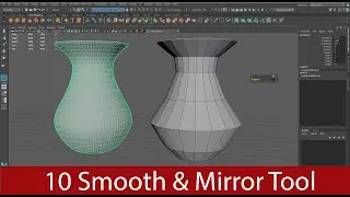 10 Smooth and Mirror Tools | Maya Tutorials [Hindi]