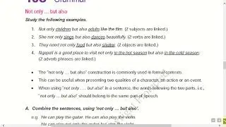 Grade 10 English (Unit 10) Not only....But also