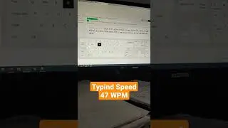 Typing speed# 40 WPM#shorts