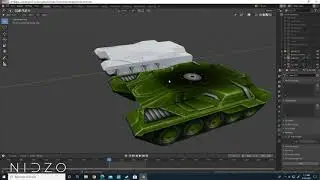 Tanki Online - Viking Legacy Skin | Blender Time-lapse