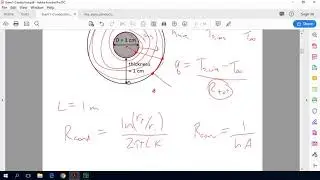 Heat Transfer Crash Course: Example exam problem: Cylindrical thermal resistance