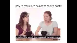 How To Stop A Loud Chewer