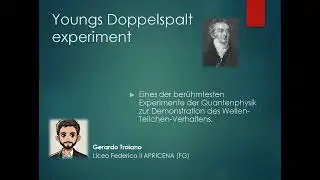 DOPPELSLIT EXPERIMENT Thomas Young