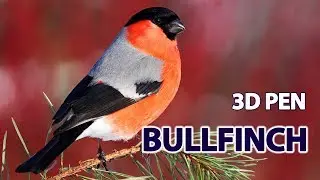 How to make BULLFINCH 3D pen? | Tutorial | 3dpen.art | 2019