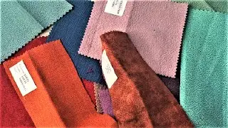 How I liked this idea of ​​​​working from small pieces of furniture fabric