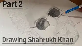 Drawing Shahrukh Khan with Pencil | Part 2 | @Artist-Deepkaran