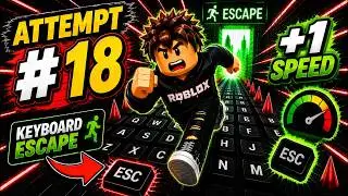 18 - Roblox +1 Speed Keyboard Escape Script|Auto Win! (2026)