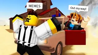 ROBLOX A Dusty Trip Funny Moments (MEMES) 🚗