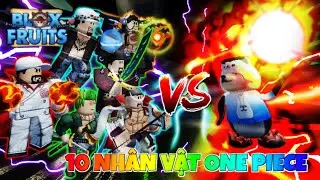 Solo Với Các Nhân Vật ONE PIECE Trong Blox Fruits | Roblox