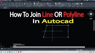 how to join lines or polyline in autocad || join line in autocad 