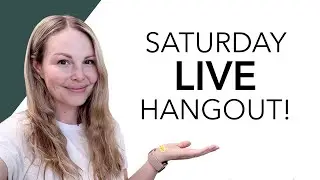 LIVE Hangout, Chat And paint With Me!
