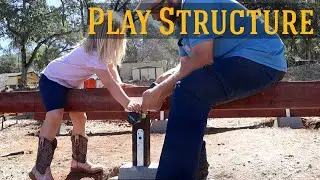 MEMORY HOLES | Kids Play Structure, PART 1 Piers to beams.