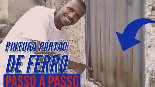 Como pintar portão enferrujado | passo a passo