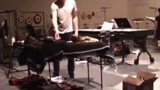 Xiu Xiu & Danh Vo performance at The Kitchen Gallery in New York City 2014