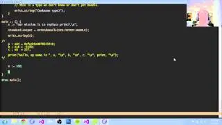 Replacing printf