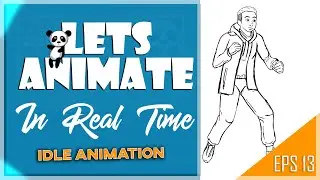 Lets Animate  | IDLE Animation | eps. 13 | clip studio paint Animation