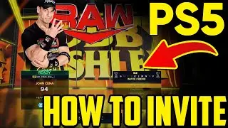 WWE 2K23 | How to Invite Friends (PS5) | Bug Fix