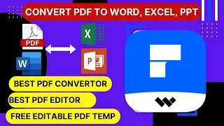 Best PDF Editor | Wondershare PDFelement - Convert, Edit, Combine, Protect Your PDF File Easily
