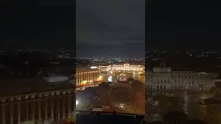 Дождь во время восхождения на собор!