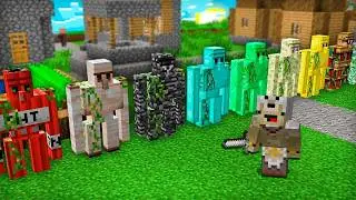 I made a 1000 GOLEMS army to Destroy my Friend!