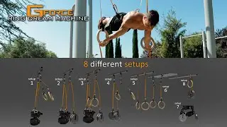 G-Force RING DREAM MACHINE: 8 setup for calisthenics training