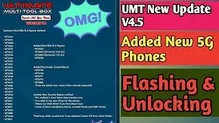 UMTv2/UMTPro UltimateMTK v4.5 || Mtk Added Bootloader Unlock/Relock || Umt New Update 2021