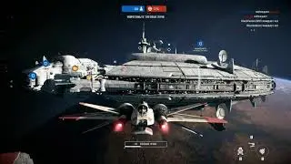 Star Wars Battlefront 2: Space Battle Gameplay #5 - 60 FPS