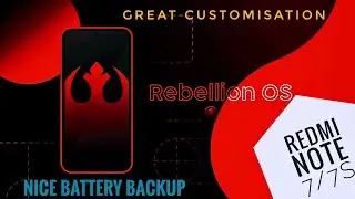 (Lavender) Rebellion OS 1.9 Review For Redmi Note 7/7S | ROM For Customisation & Battery!!