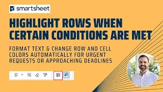 Conditionally Format Rows and Cells in Smartsheet