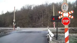 Spoorwegovergang Boychinovtsi (Бойчиновци) (BG) // Railroad crossing // Железопътен прелез